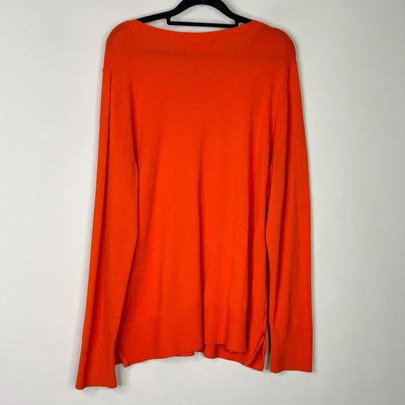 LOFT Scoop Neck Long Sleeve Knit Top Women's Size XL - Picture 7 of 8